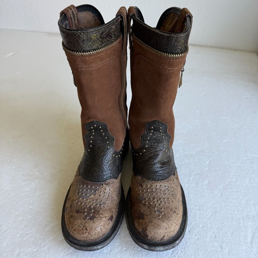Ariat Women's 10008734 Western Cowboy Square Toe Boots shoes Size 9B - Picture 2 of 16